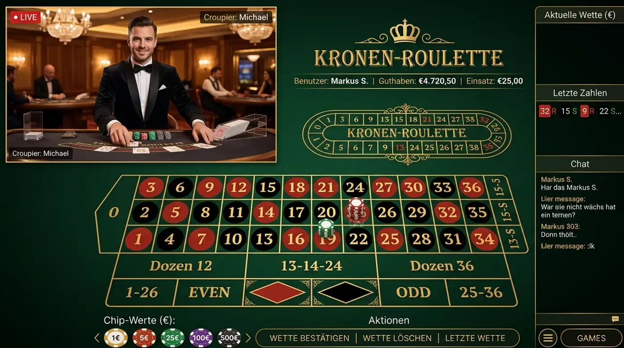 Live Dealer im Fatbet